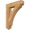 Ekena Millwork Thorton Arts & Crafts Rough Sawn Bracket, Western Red Cedar, 6"W x 32"D x 38"H BKT06X32X38THR03RWR - alternate 1